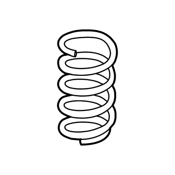 Nissan 55020-6CC0B SPRING-REAR SUSPENSION