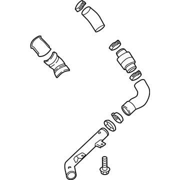 Kia 282502B730 Pipe & Hose Assembly-TURBOCHANGER