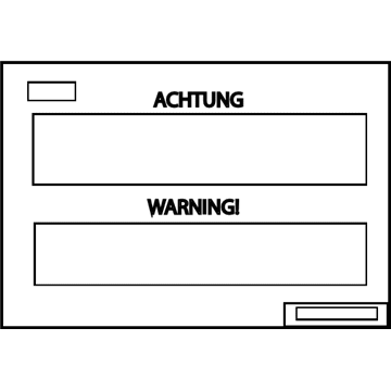 BMW 71-21-7-063-938 Instruction Notice, Airbag