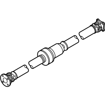 Nissan 37000-6SB0B Propeller Shaft Assy