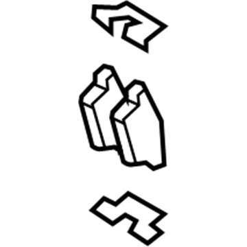 Ford 7T4Z-2V200-AA Rear Pads