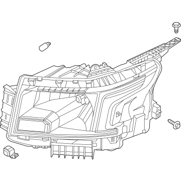 Nissan 26010-9BU0A HEADLAMP ASSY-RH