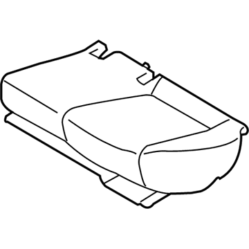 Hyundai 89100-1E160-MFL Cushion Assembly-Rear Seat, LH