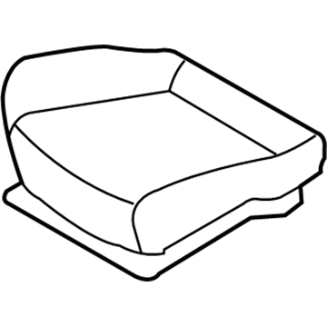 Hyundai 89200-1E160-MFL Cushion Assembly-Rear Seat, RH