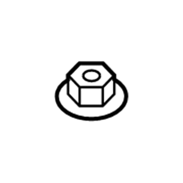 Toyota 90118-WBA08 Hold Down Nut