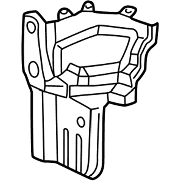 Honda 04611-S10-G10ZZ Panel Set, Left Front Bulkhead