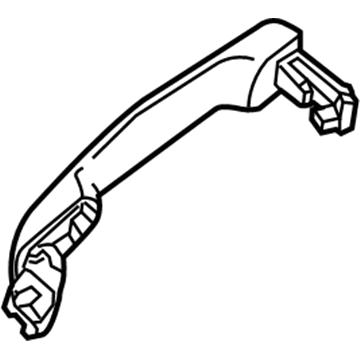 Nissan 80640-ZS05A Outside Handle Grip
