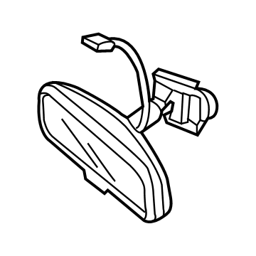 Honda 76400-SZA-A12 Mirror Assembly, Rearview (Day/Night)