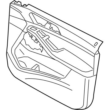 BMW 51-41-9-473-981 DOOR TRIM PANEL, FRONT LEFT