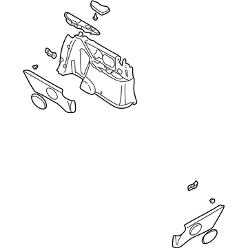 Kia 0K52Y68710EQ3 Trim Assembly-Rear Side, LH