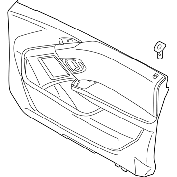 BMW 51-41-7-377-265 Door Trim Panel, Front Left