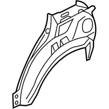 Nissan 76712-7Y030 Wheel House-Rear, Outer RH