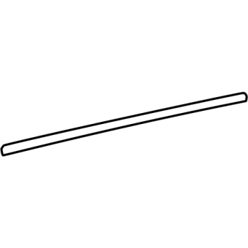 Nissan 82282-6RA0A Moulding-Rear Door Sash, Front RH