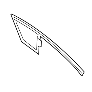 BMW 51-35-7-289-041 Side Window, Green, Fixed, Door, Front Left