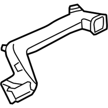 BMW 64-22-9-258-254 Cold Air Duct, Right