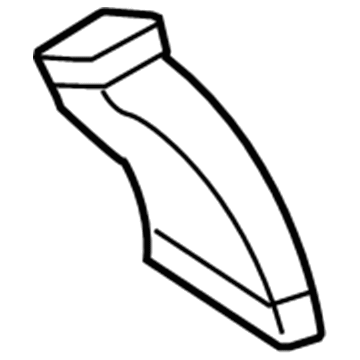 BMW 64-22-7-304-899 Adapter, Air Duct, Rear Cabin, Left