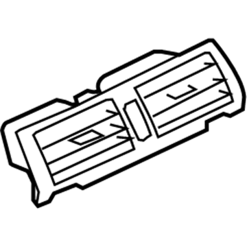 BMW 64-22-9-252-648 Fresh Air Grille Center