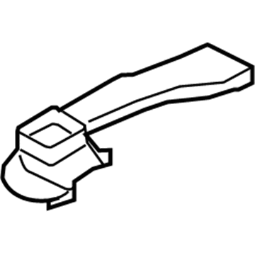 BMW 64-22-9-252-346 Air Duct, Footwell, Passenger Side