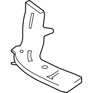 BMW 51-47-7-148-529 Heater Duct, Rear, Left Front
