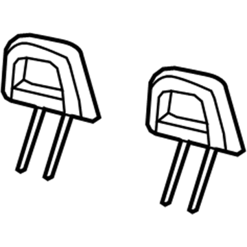 Mopar 1SU42XDVAA HEADREST-Rear