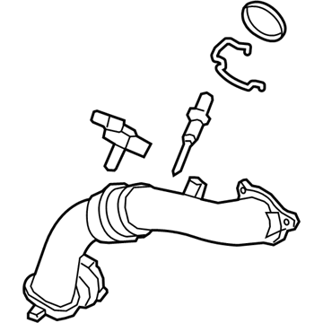 BMW 13-71-8-651-066 CHARGE AIR INDUCTION TRACT