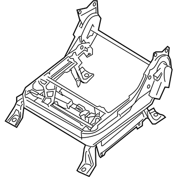 Nissan 87450-ZJ13A ADJUSTER Assembly Front Seat, LH
