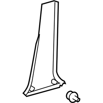 Toyota 62413-52120-B0 Lower Center Pillar Trim
