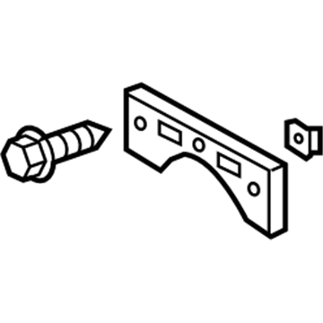 Lexus 52114-50140-A0 Front Bumper Extension Mounting Bracket