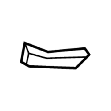 Lexus 52535-50080 Retainer, Front Bumper Side, RH