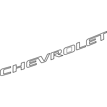 GM 84370615 Decal