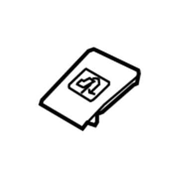 Kia 85614A7000WK Cover-Child Anchor