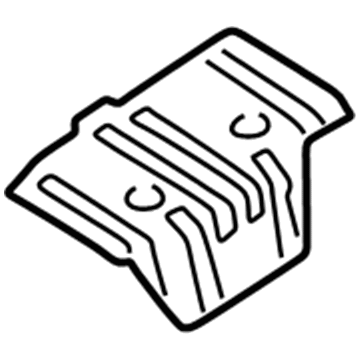 Nissan 74772-0E000 INSULATOR-Heat, Trunk Floor