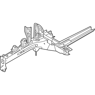 Hyundai 64601-C2000 Member Assembly-Front Side, LH