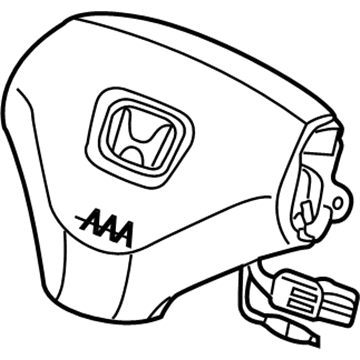Honda 77810-SDN-A70ZA Module Assembly, Driver (Graphite Black)