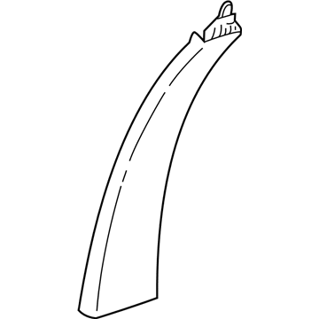 GM 15280054 Panel Asm-Center Pillar Upper Trim *Light Cashmere