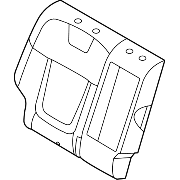 Hyundai 89460-N9310-KIE COVERING-RR SEAT BACK, RH
