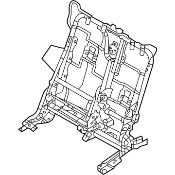 Hyundai 89410-N9310-NNB FRAME ASSY-RR SEAT BACK, RH