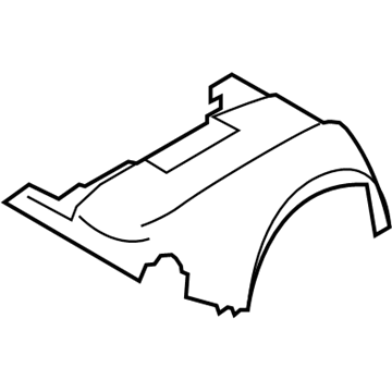 BMW 61-31-6-950-266 Trim Panel, Steering Column, Top