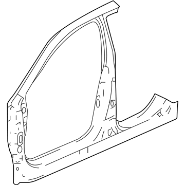 Honda 04635-T2F-A00ZZ Panel R, FR Outside