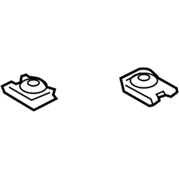 Ford -W707640-S439 Rear Plate Retainer Nut