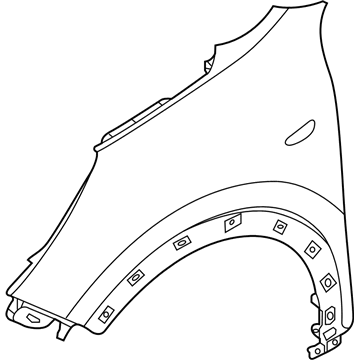 Kia 66310G5500 Panel Assembly-Fender, LH