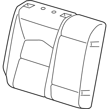 GM 86568580 COVER ASM-R/SEAT BK *OXFORD STONEE