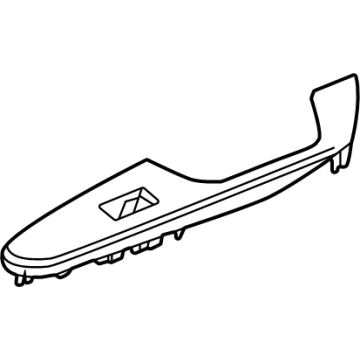 Lexus 74271-60470 PANEL, RR DOOR ARMRE