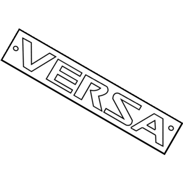 Nissan 90892-EM40B Rear Emblem