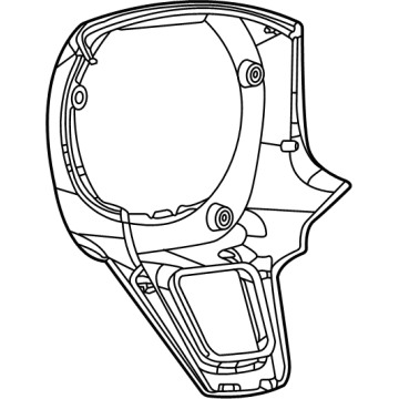 Mopar 7HB38TX7AA Cover-Steering Wheel Back
