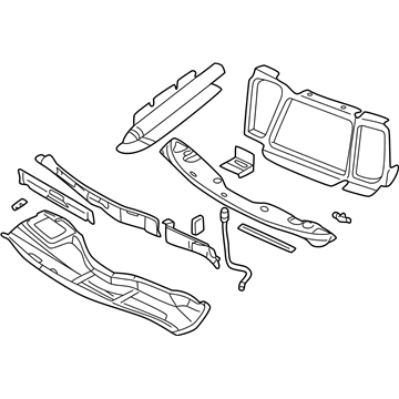 Mopar 5014123AG COWL Panel-PLENUM