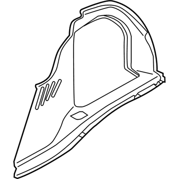 BMW 51-47-7-149-200 Trunk Trim Panel, Right