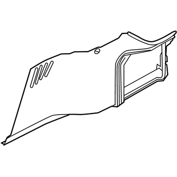 BMW 51-47-7-149-199 Trunk Trim, Left