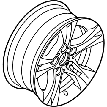 BMW 36-11-6-796-246 Light Alloy Rim
