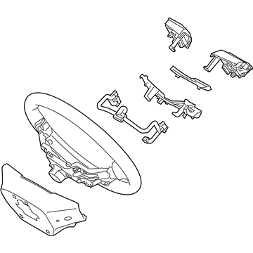 Kia 56100A9000WK Steering Wheel Assembly
